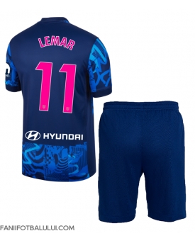 Atletico Madrid Thomas Lemar #11 Echipament de Fotbal Replică 2024-25 Copii Treilea (+ Șorturi)